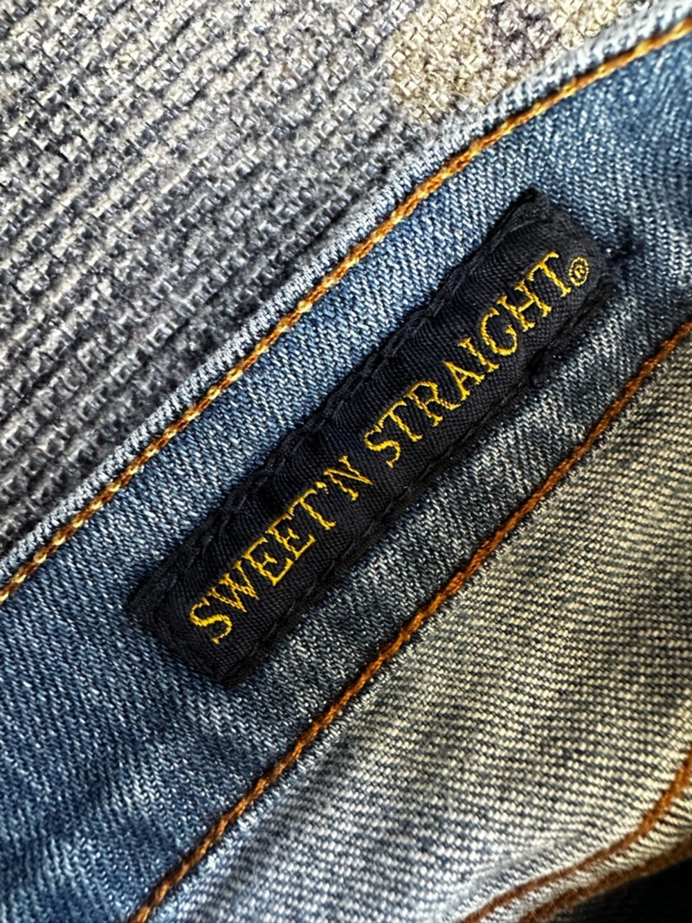 Lucky Brand Sweet N' Straight Jeans Mid Rise Stretch Straight Leg Sz 10 - Picture 4 of 7